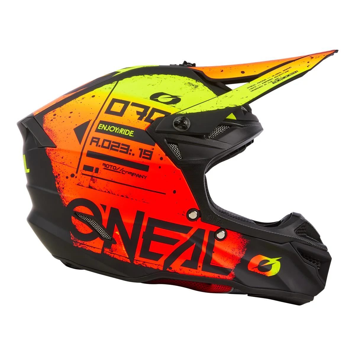 5SRS Polyacrylite Helm SCARZ black/red/yellow - Image 4