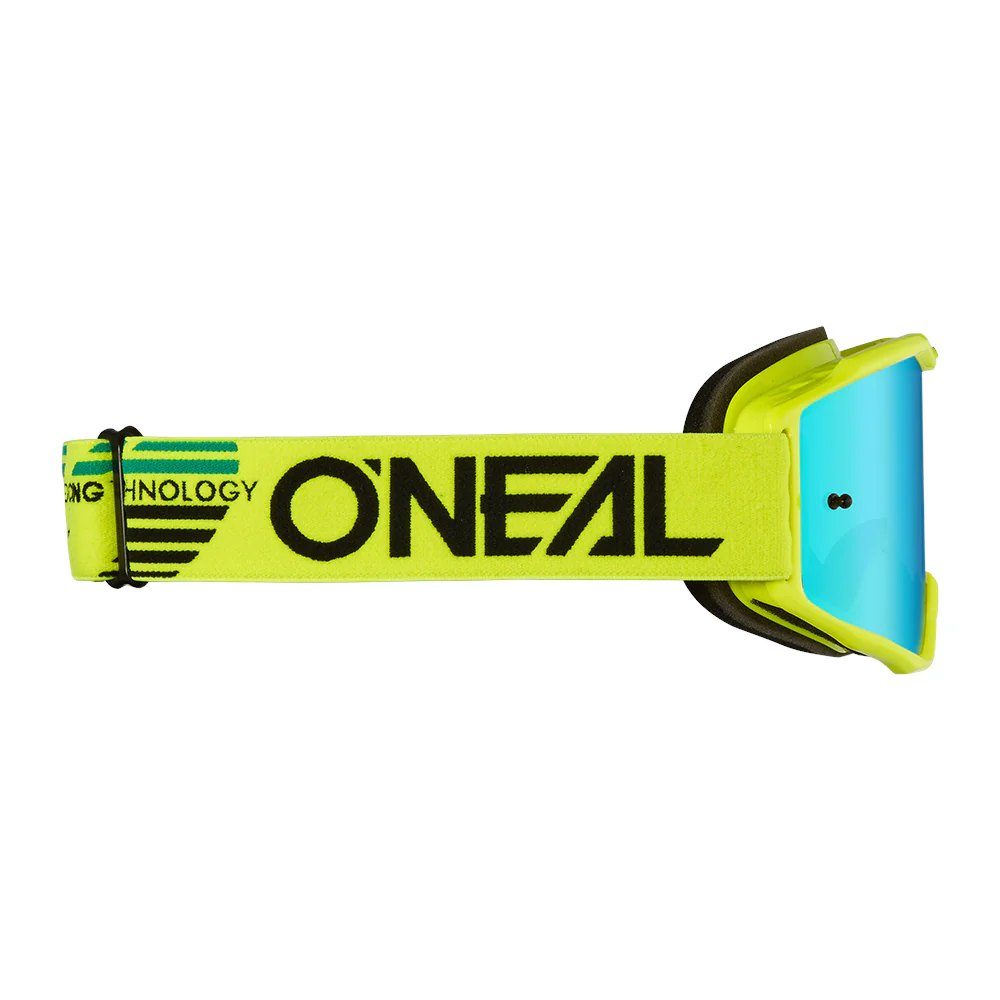 B-10 Goggle SOLID neon yellow - radium blue - Image 2