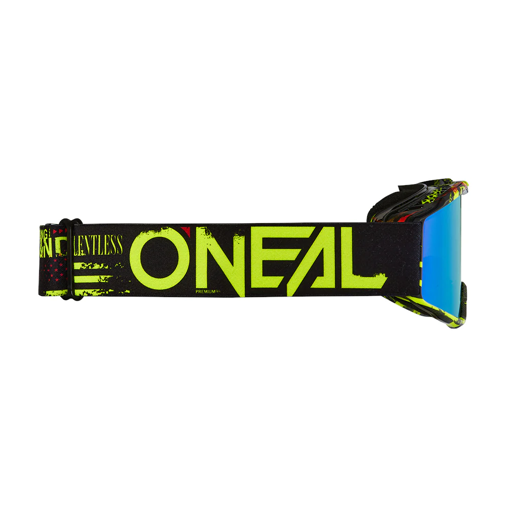 B-10 Youth Goggle ATTACK black/neon yellow - radium blue - Image 2