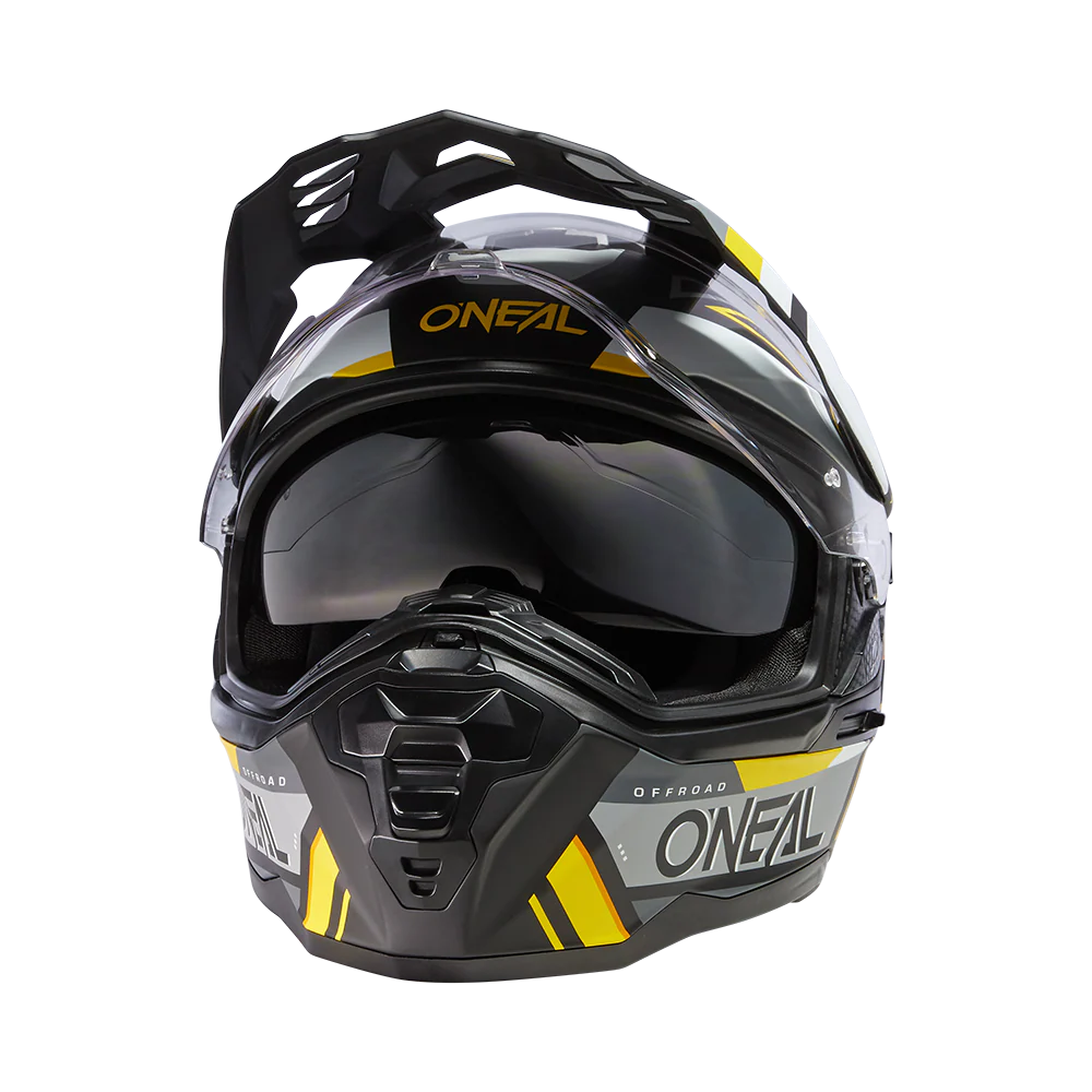 D-SRS Helm SQUARE black/gray/neon yellow - Image 5