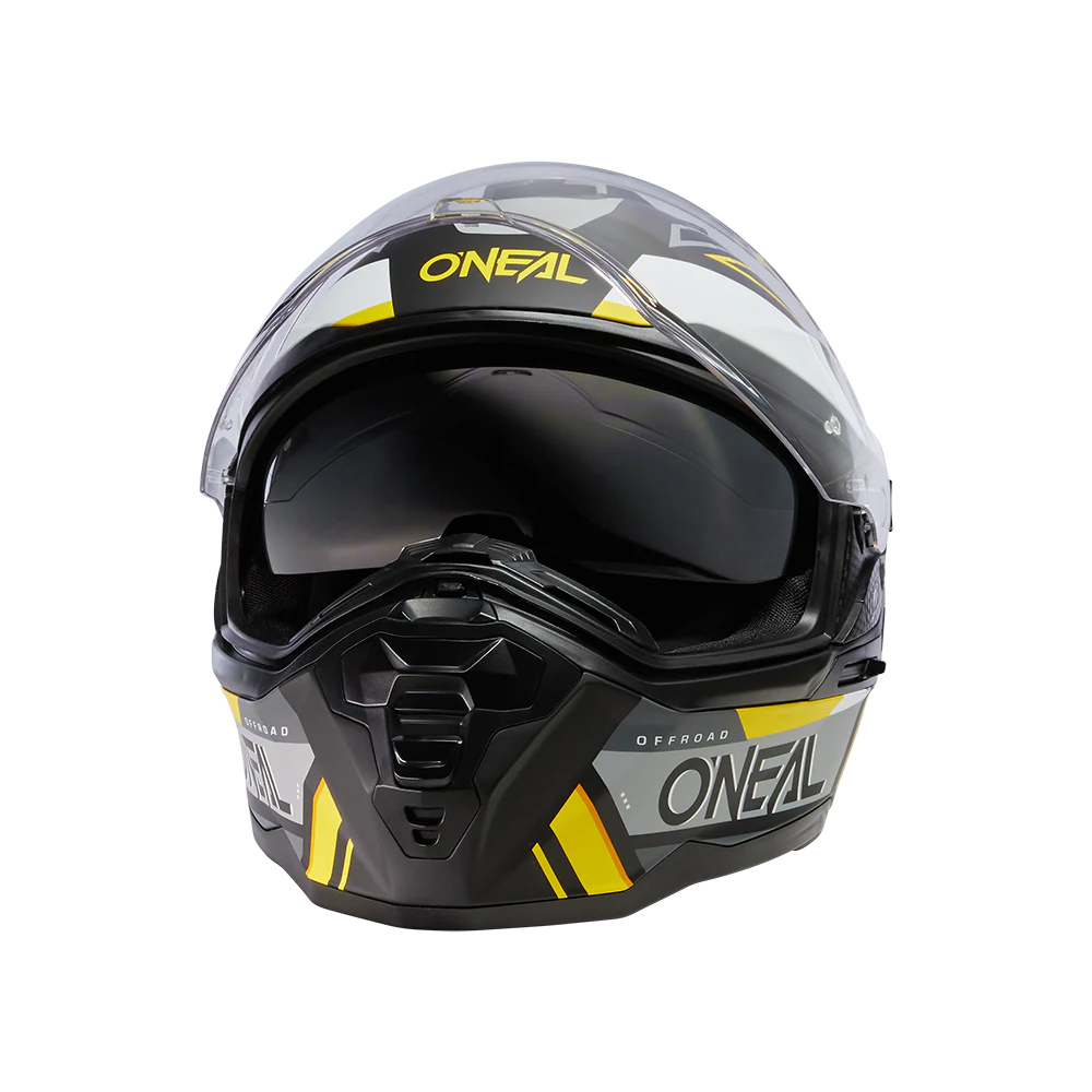 D-SRS Helm SQUARE black/gray/neon yellow - Image 6