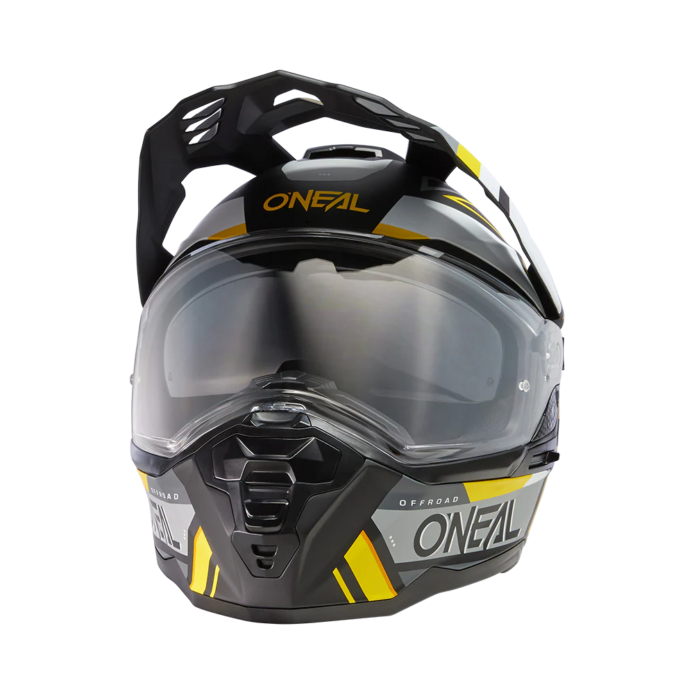 D-SRS Helm SQUARE black/gray/neon yellow - Image 7