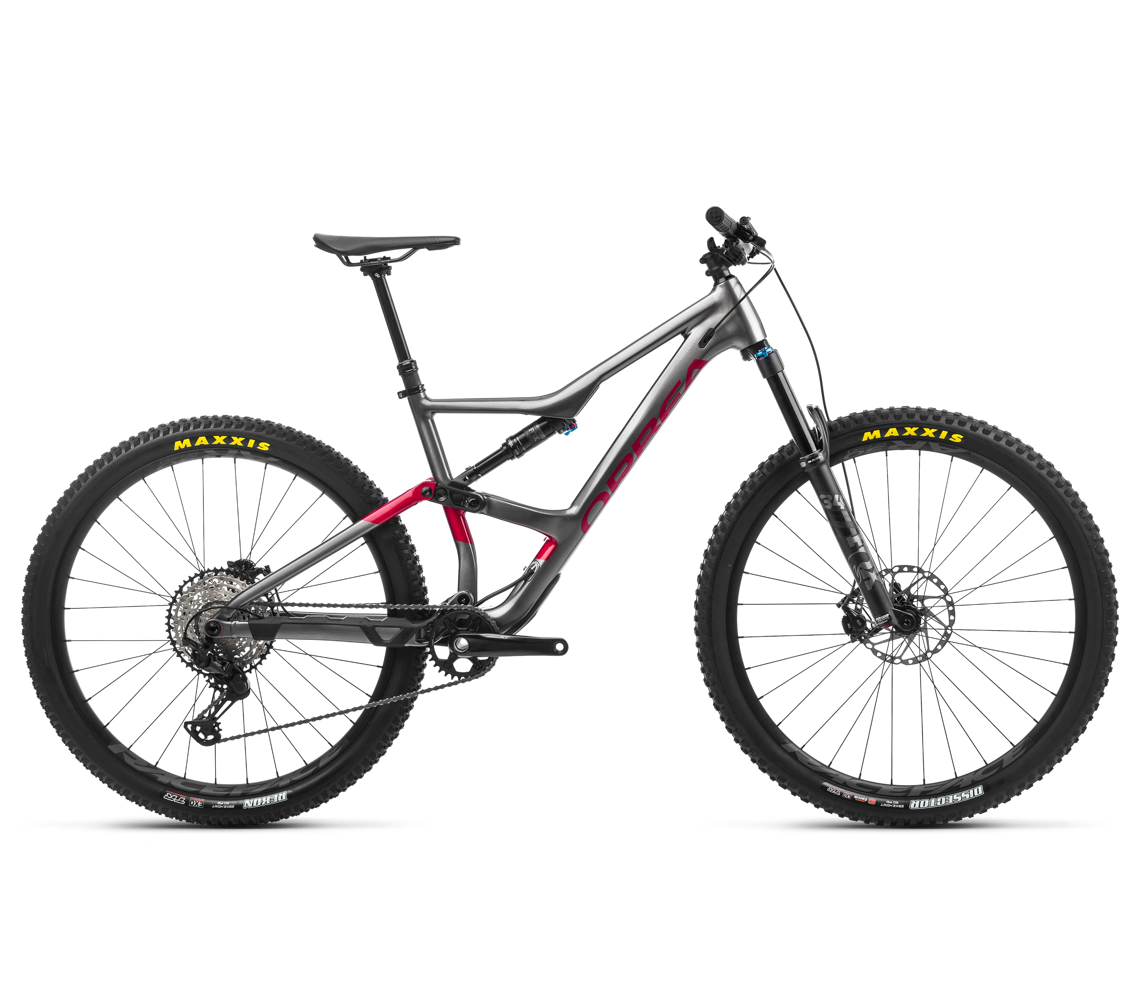 OCCAM H10 - Glitter Anthracite - Metallic Red (Gloss)