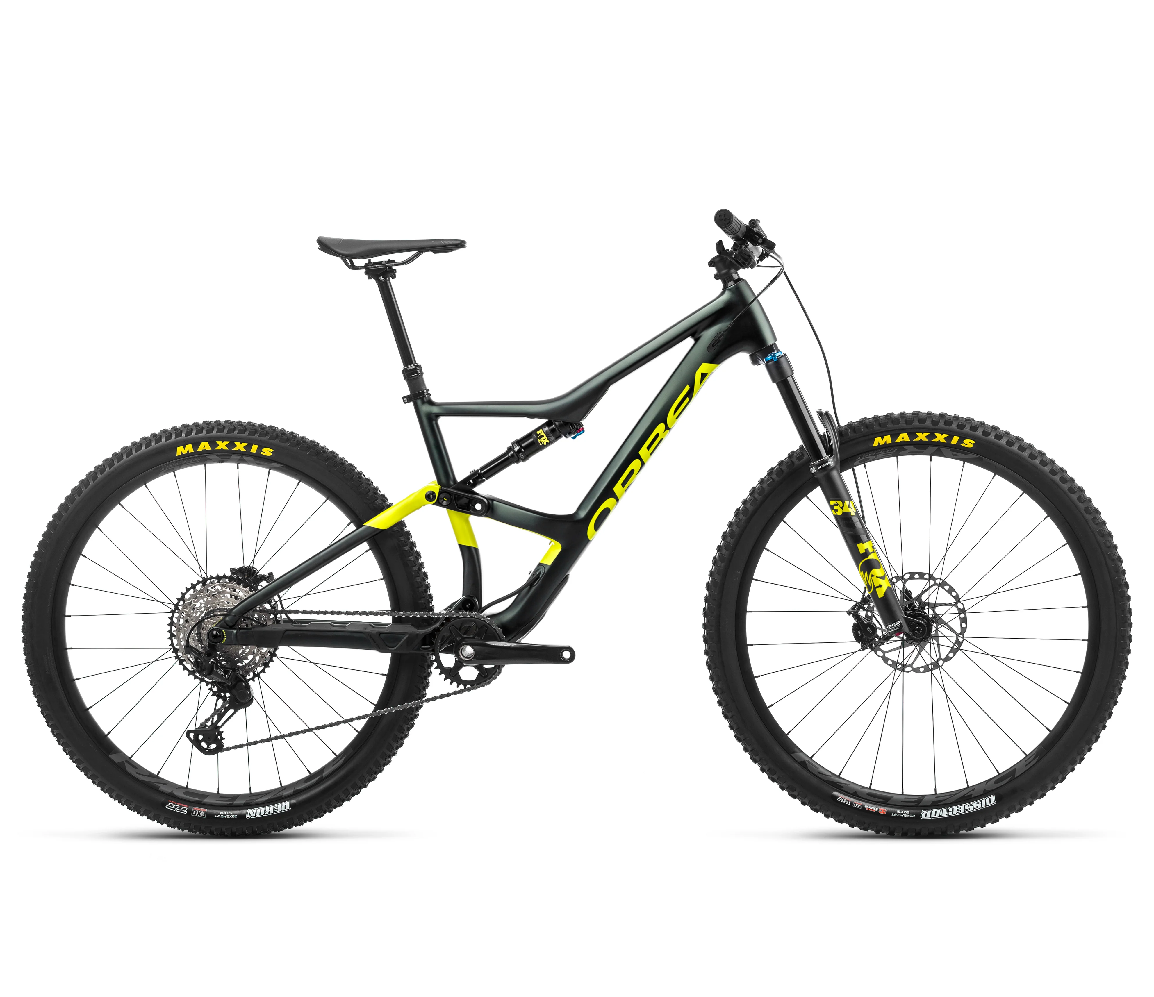 OCCAM H10 - Metallic Dark Green - Lime Green (Matt)