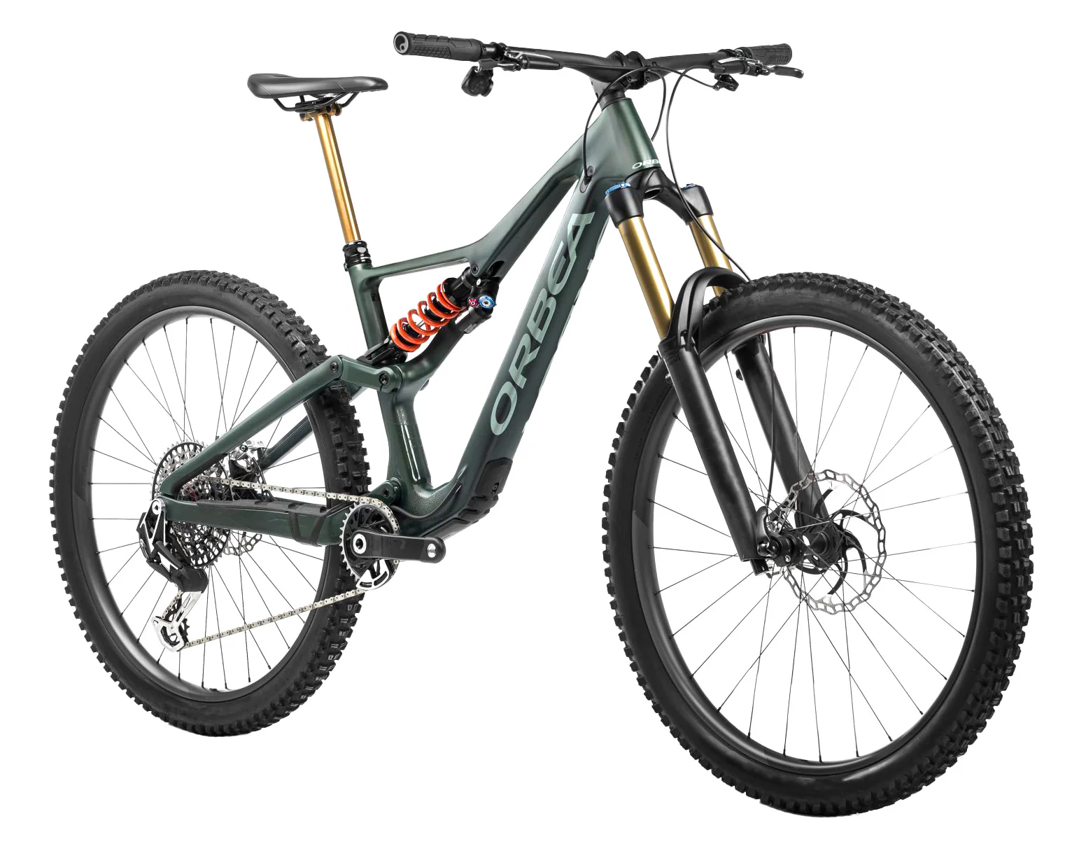 RALLON M10 Forest Green Carbon View (Matt - Gloss) - Blue Stone (Gloss) - Image 3