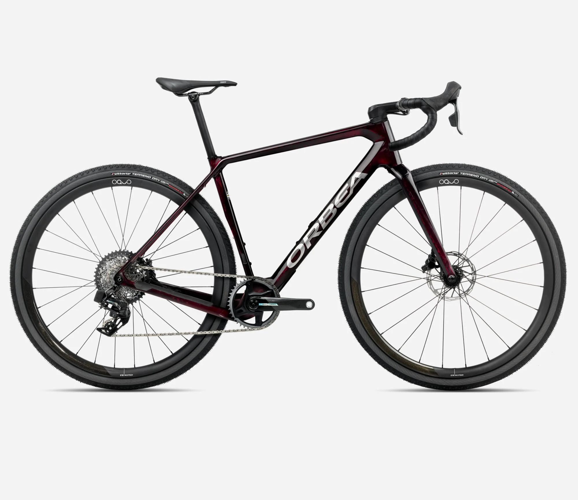 TERRA M21e TEAM 1X - Wine Red Carbon View