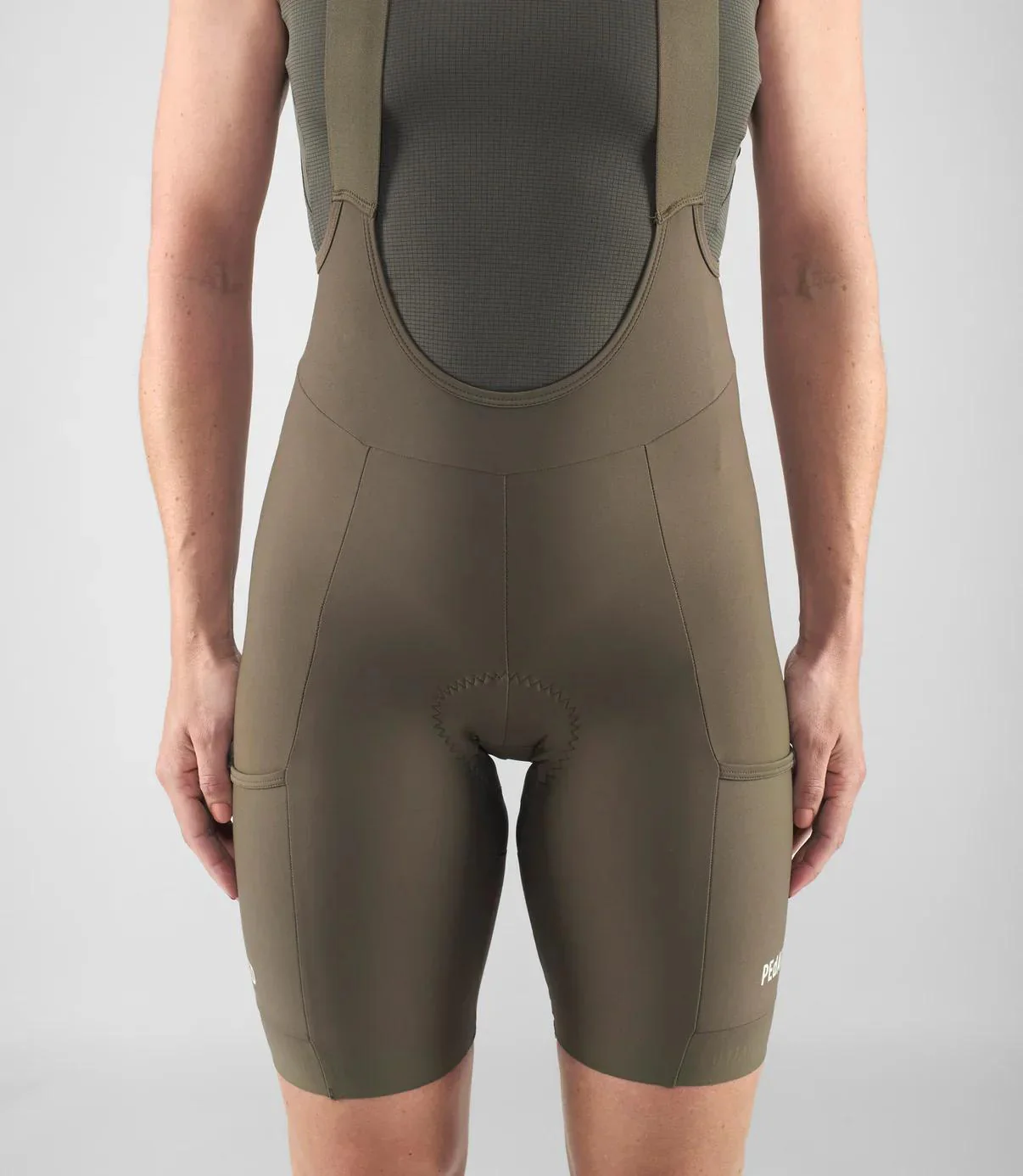 Odyssey Women´s Training Bib Shorts - Military Green - Image 5