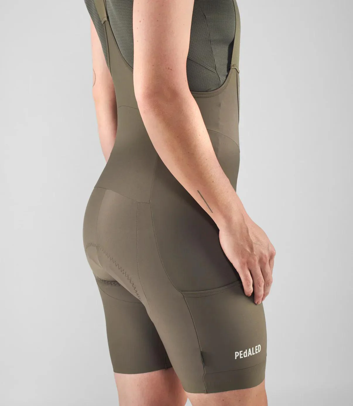 Odyssey Women´s Training Bib Shorts - Military Green - Image 8