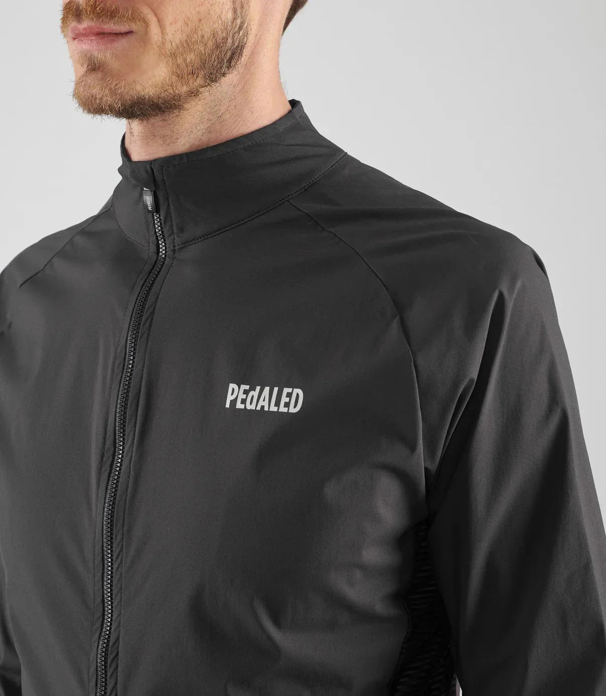Windproof Jacket - Black - Image 10