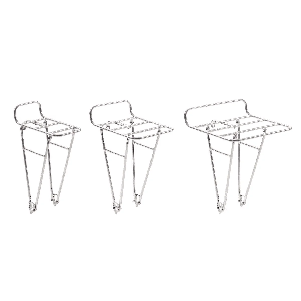 Commuter Front Rack Aluminium - Poliert