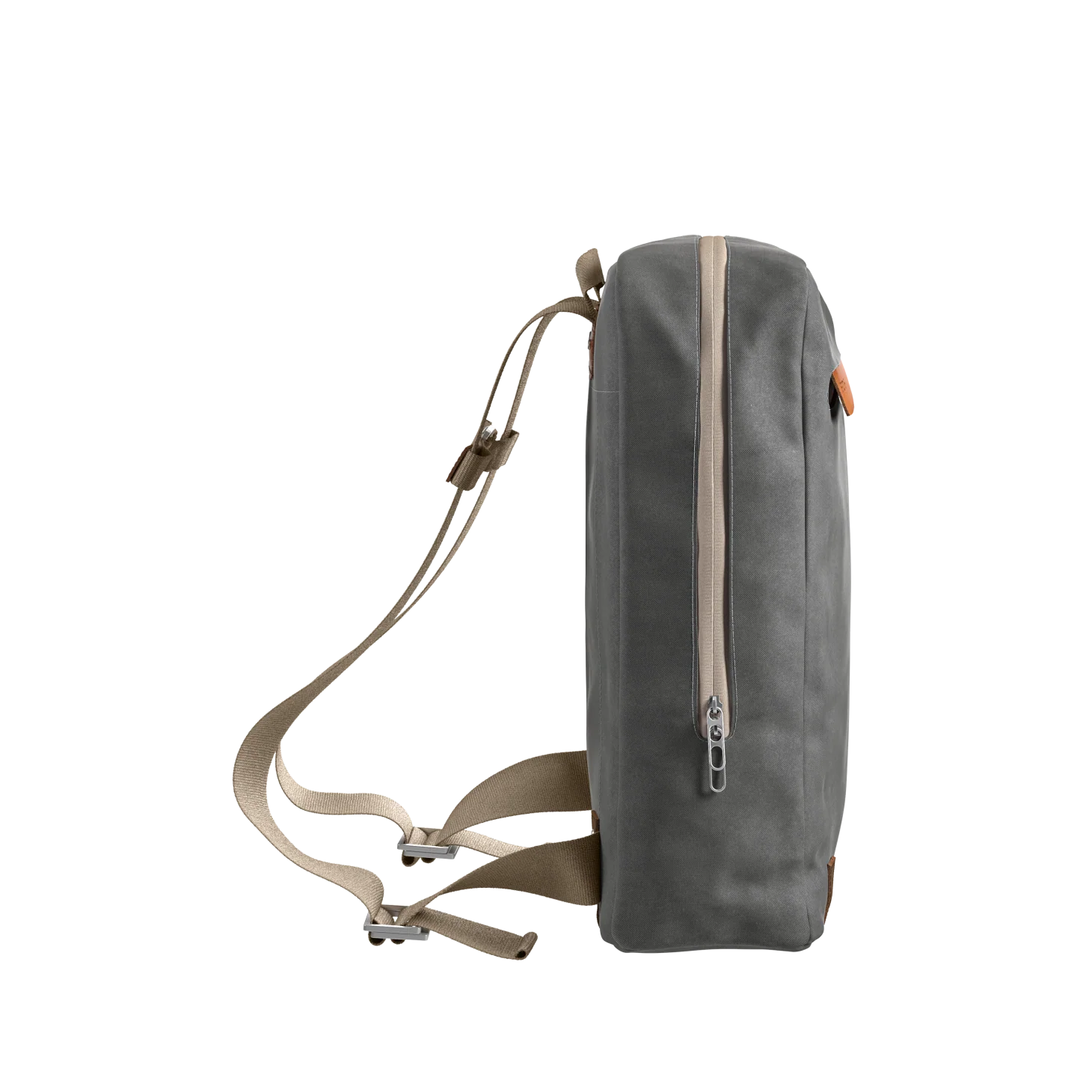 Pickzip Cotton Canvas Backpack 20L - grey/honey - Image 5
