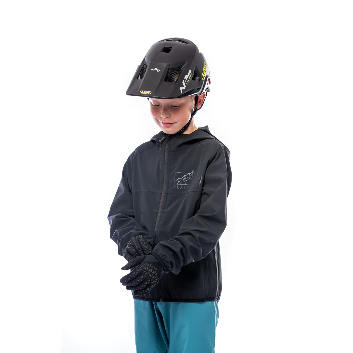DFL Evo Regenjacke Youth - schwarz