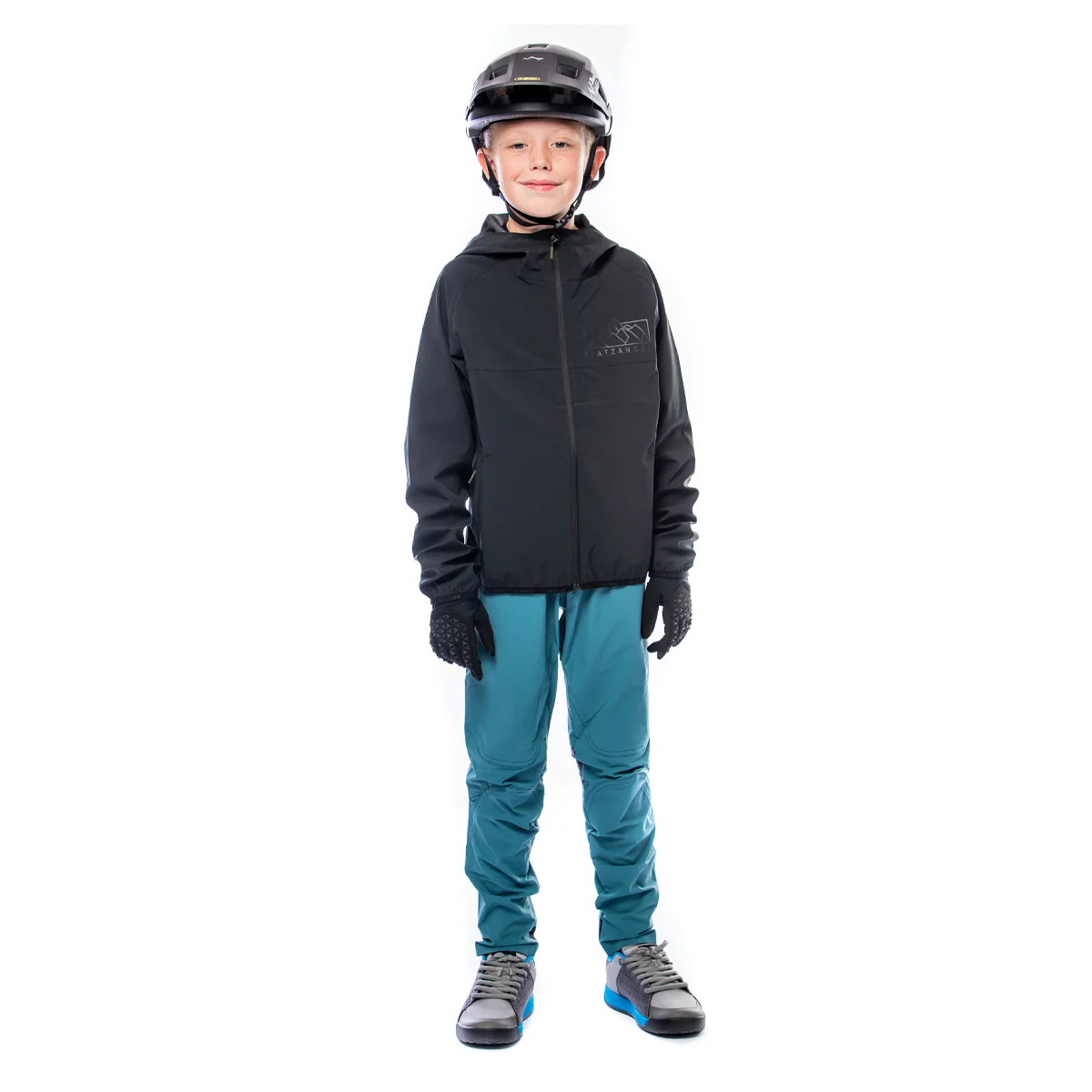 DFL Evo Regenjacke Youth - schwarz - Image 6