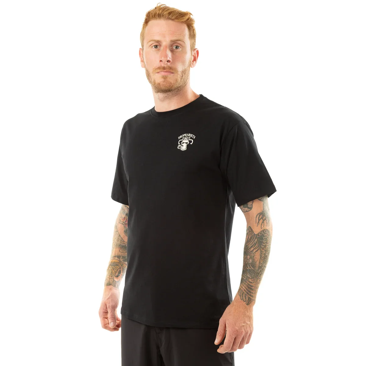 T-Shirt Dropbarista Schwarz