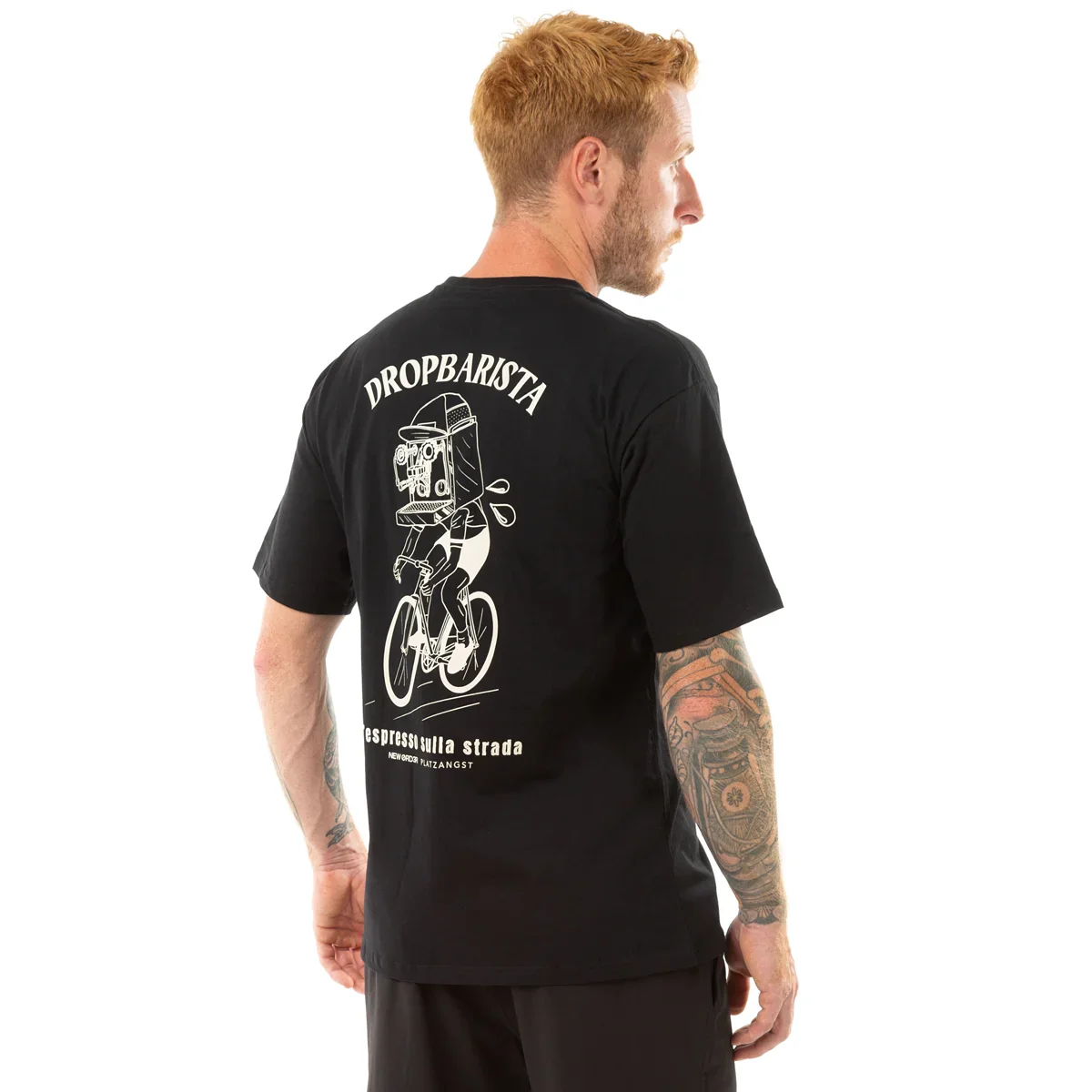 T-Shirt Dropbarista Schwarz - Image 2