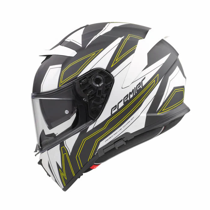 Integralhelm Devil EL Y BM - weiss-schwarz-gelb - Image 2
