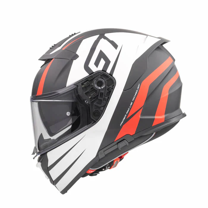 Integralhelm Devil GT 92 BM - schwarz-weiss-rot - Image 2
