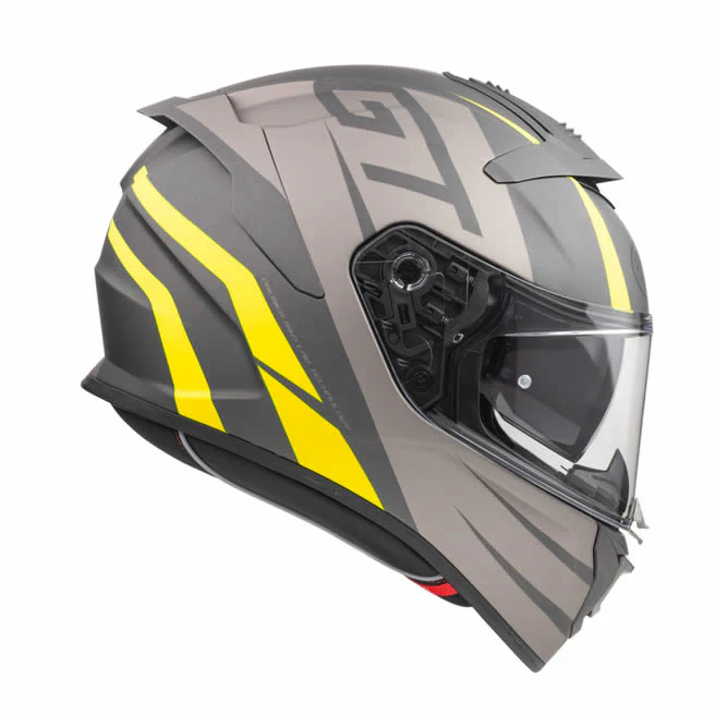 Integralhelm Devil GT Y BM - grau-gelb - Image 4