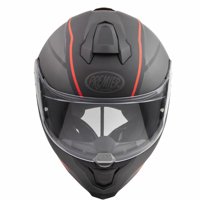 Integralhelm Hyper DE 17 BM - grau-schwarz-rot - Image 3