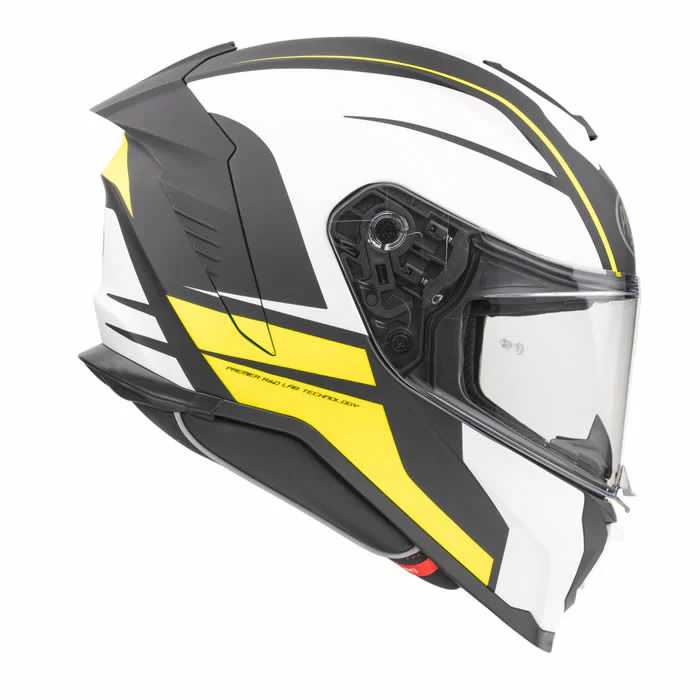 Integralhelm Hyper DE Y 9 BM - weiss-schwarz-gelb - Image 2