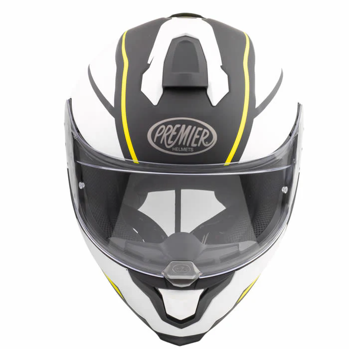 Integralhelm Hyper DE Y 9 BM - weiss-schwarz-gelb - Image 3