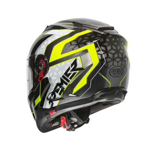 Integralhelm Vyrus EM Y17 - silber-fluo gelb-weiss - Image 3