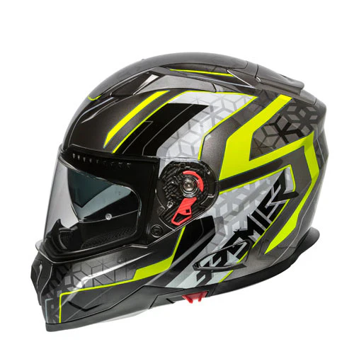Integralhelm Vyrus EM Y17 - silber-fluo gelb-weiss - Image 4