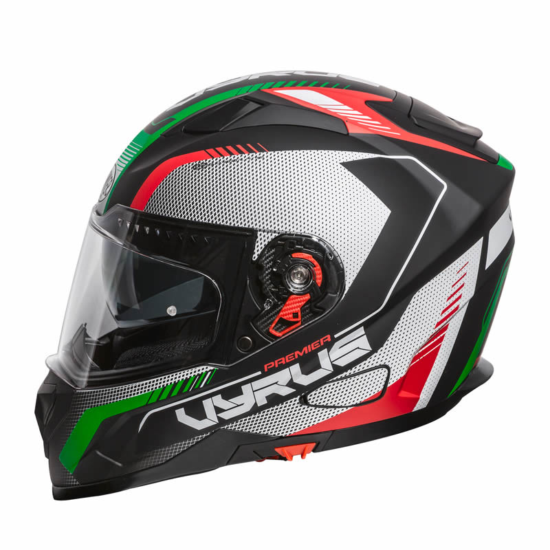 Integralhelm Vyrus MP IT BM - schwarz-grün-rot - Image 2