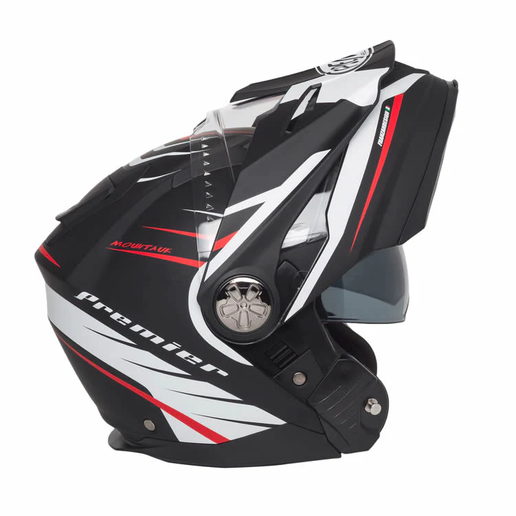 Multifunktionalhelm Xtrail MO MO92 - schwarz-weiss-rot - Image 3