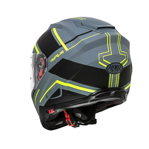 Vyrus ND Y GREY BM matt grau-fluo gelb-schwarz - Image 2