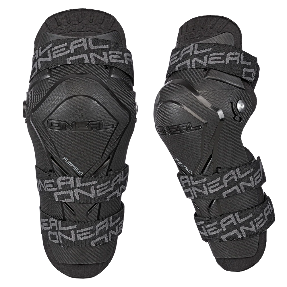 PUMPGUN MX Knie-Protektor Carbon Look black