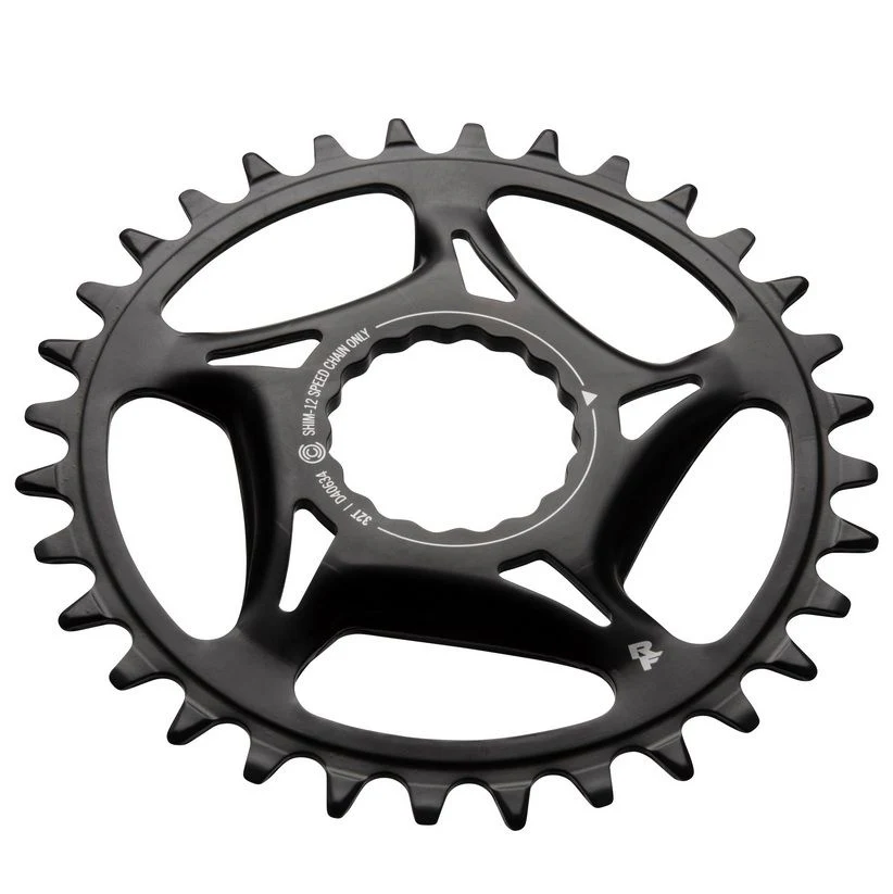 Kettenblatt DM Cinch Stahl 12-fach Shimano 32 Zähne - Schwarz - Image 3