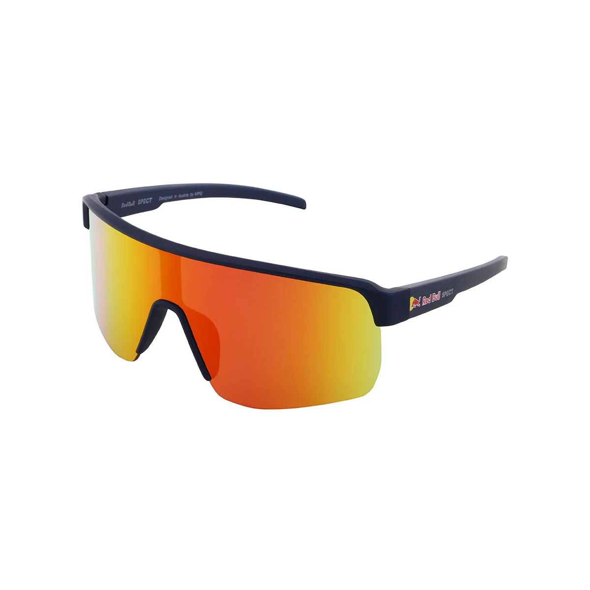 DAKOTA Sonnenbrille - Matt metallic Blue/Red Revo