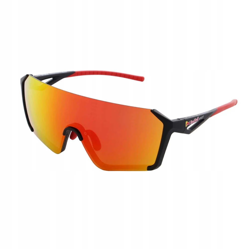 Jaden Sonnenbrille - Matt Black&Red/Red Revo
