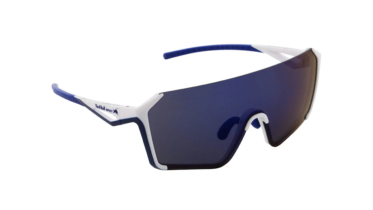 Jaden Sonnenbrille - Matt White&Blue/Dark Blue Revo - Image 3