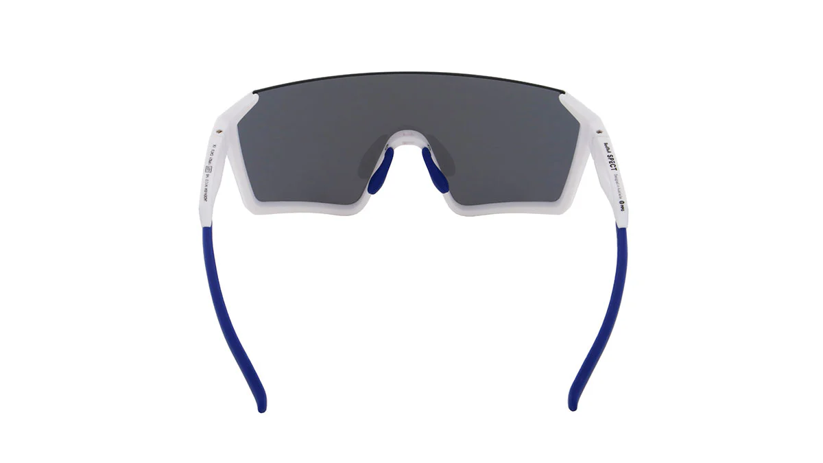 Jaden Sonnenbrille - Matt White&Blue/Dark Blue Revo - Image 4