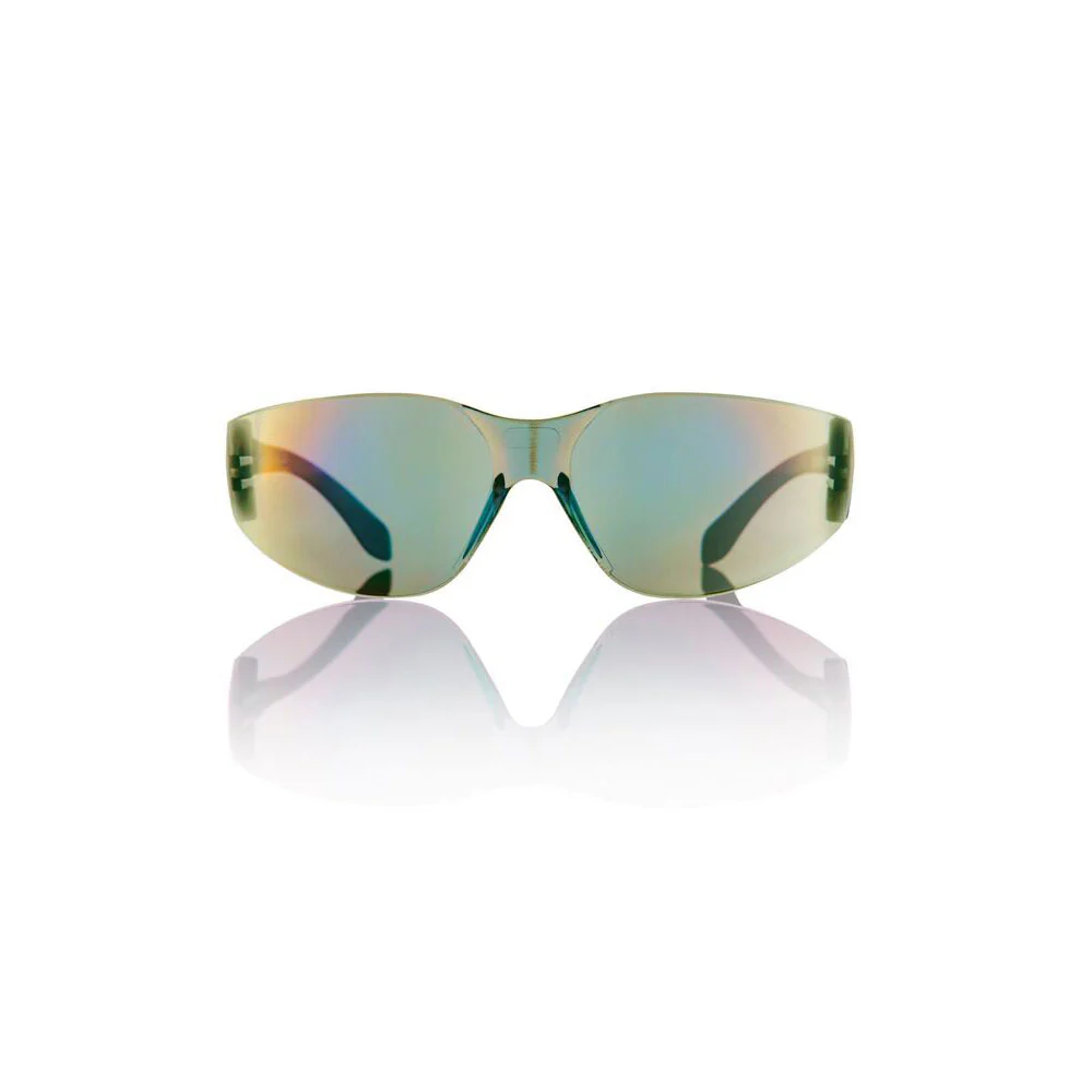 Brille schwarz - Gläser grün verspiegelt - Image 2