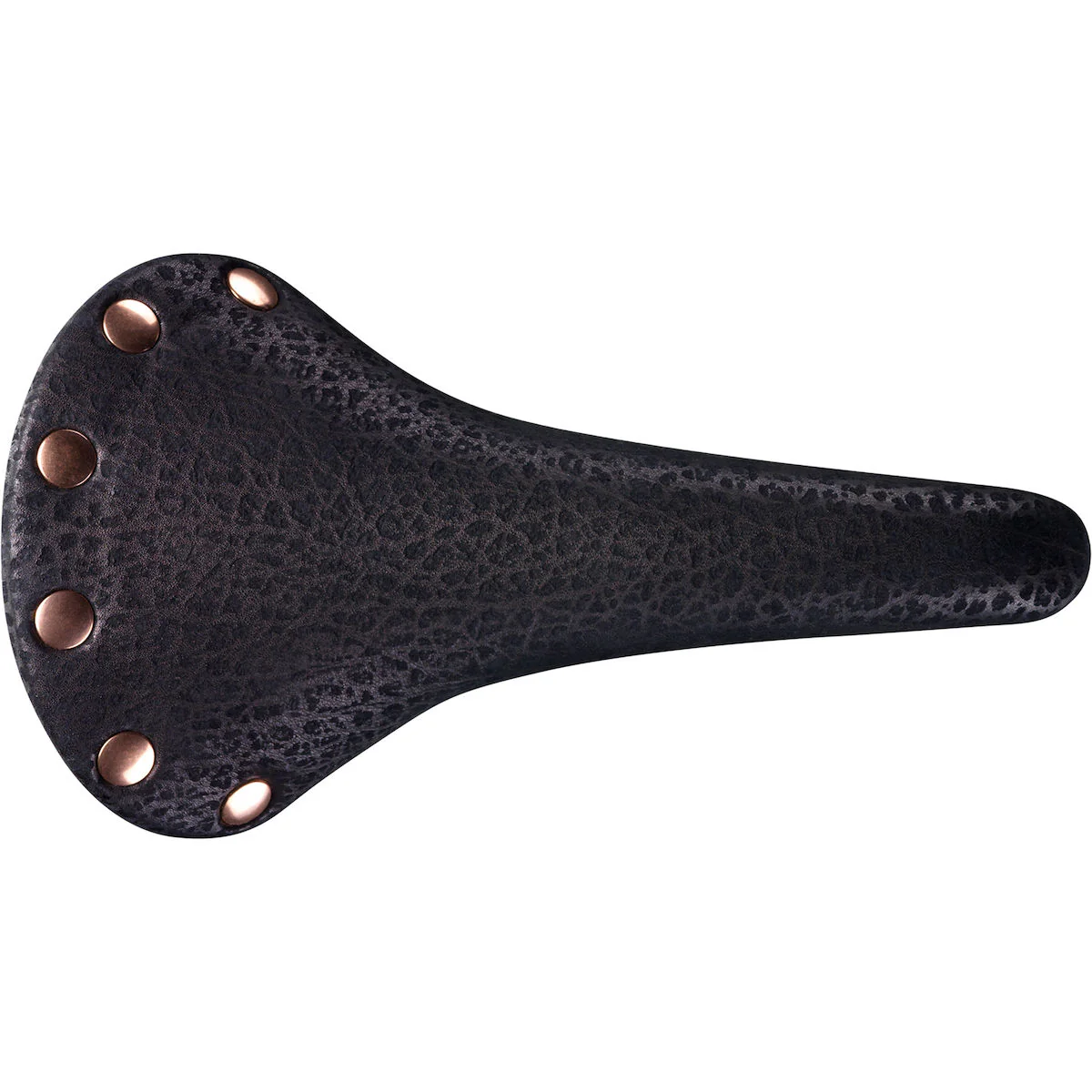 Regal Rennrad Sattel - black printed leather - Image 3
