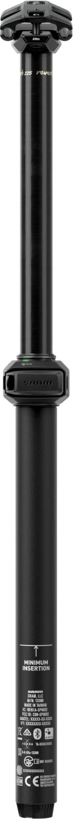 Reverb AXS B1 Sattelstütze, 31,6 mm - schwarz - Image 4