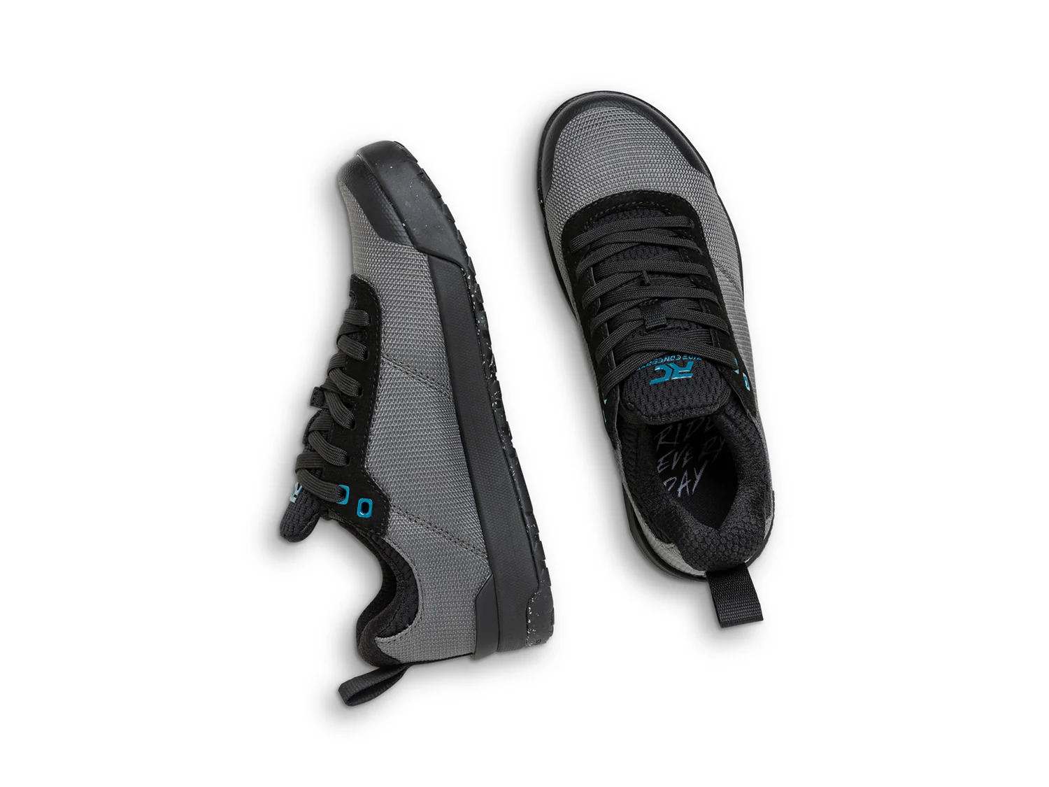 Accomplice Flat Women's Shoe - Charcoal/Tahoe Blue - Image 2
