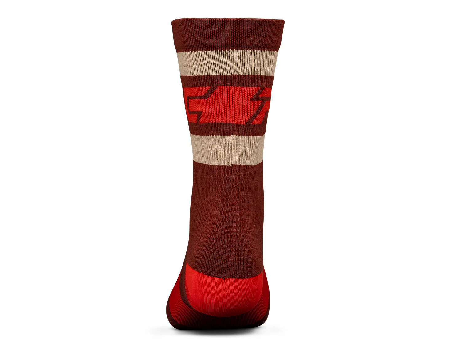 Fifty/Fifty Merino Socks - Oxblood - Image 2