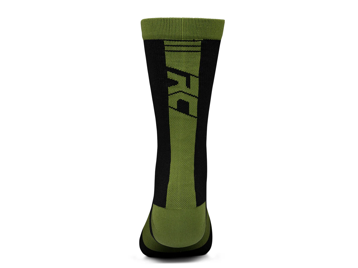 Mullet Merino Socks - Black/Olive - Image 2