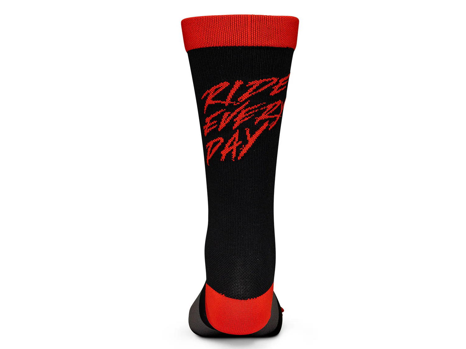 Ride Every Day Socks - Black/Red - Image 2