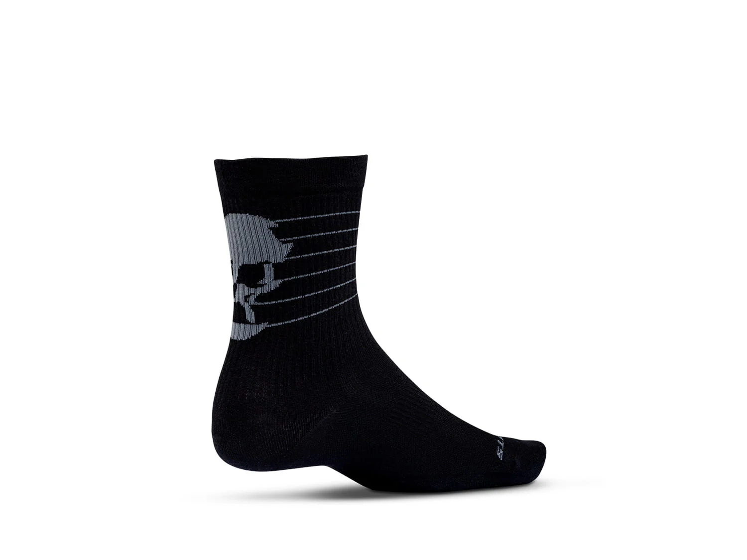 Skully Socks - Black/Charcoal - Image 3