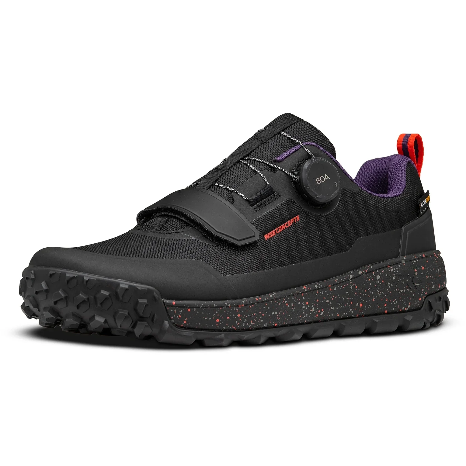 Tallac BOA Clip Men's Shoe - Black/Red - Image 2