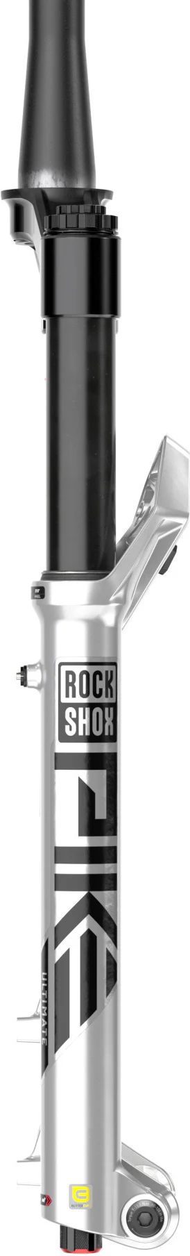 Pike Ultimate Debon Air+ RC2 - 27,5 Zoll - 130 mm Federweg, konisch, 37 mm Offset - Silber - Image 5