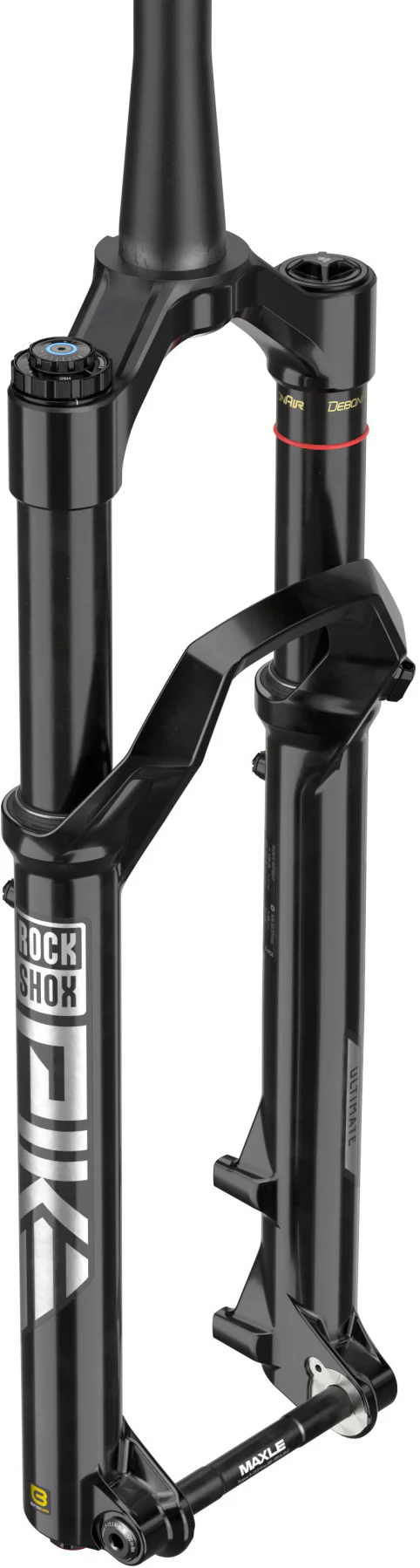 Pike Ultimate Debon Air+ RC2 - 29 Zoll - 130 mm Federweg, konisch, 44 mm Offest - Schwarz