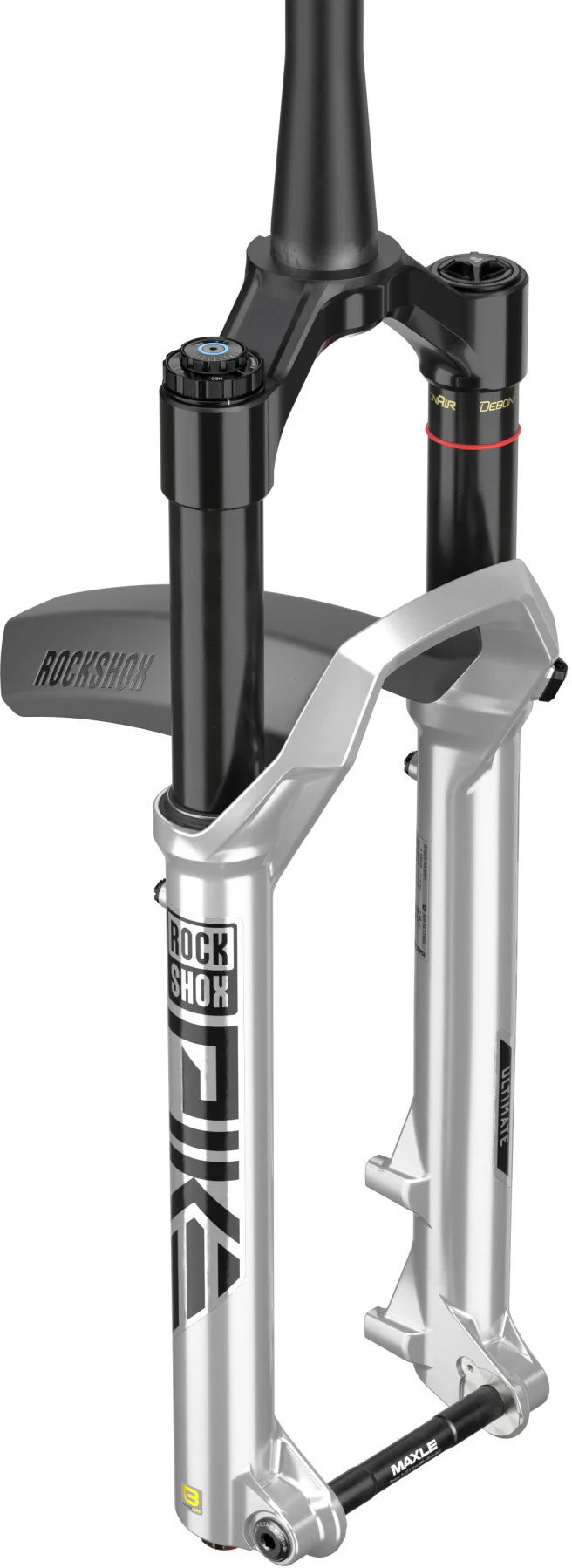Pike Ultimate Debon Air+ RC2 - 29 Zoll - 130 mm Federweg, konisch, 44 mm Offest - Silber - Image 3