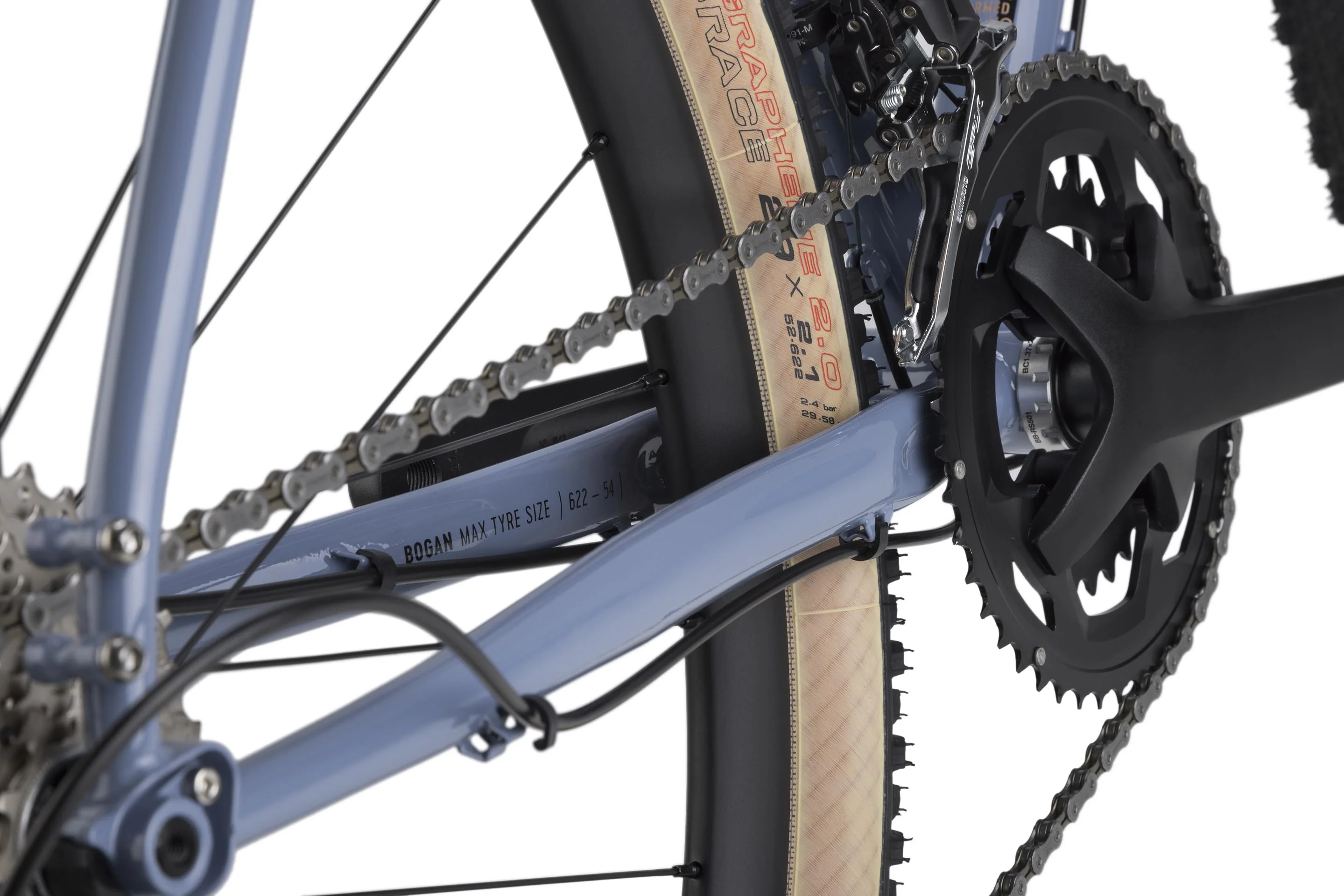 Bogan ST1 Offroad Bikepacking Bike - Pigeon Blue/Teal - Image 7