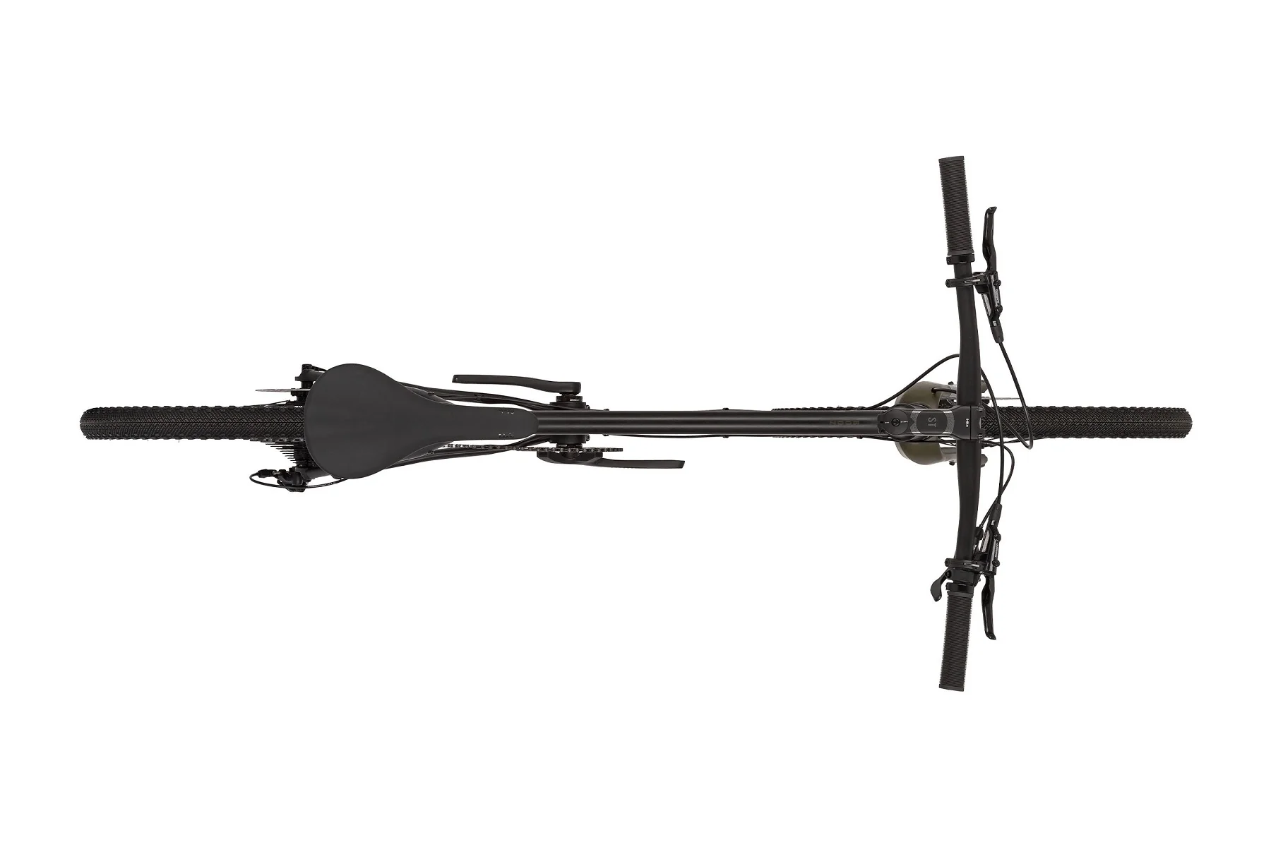 Booz ST Fitness Bike - Black/Green - Image 2
